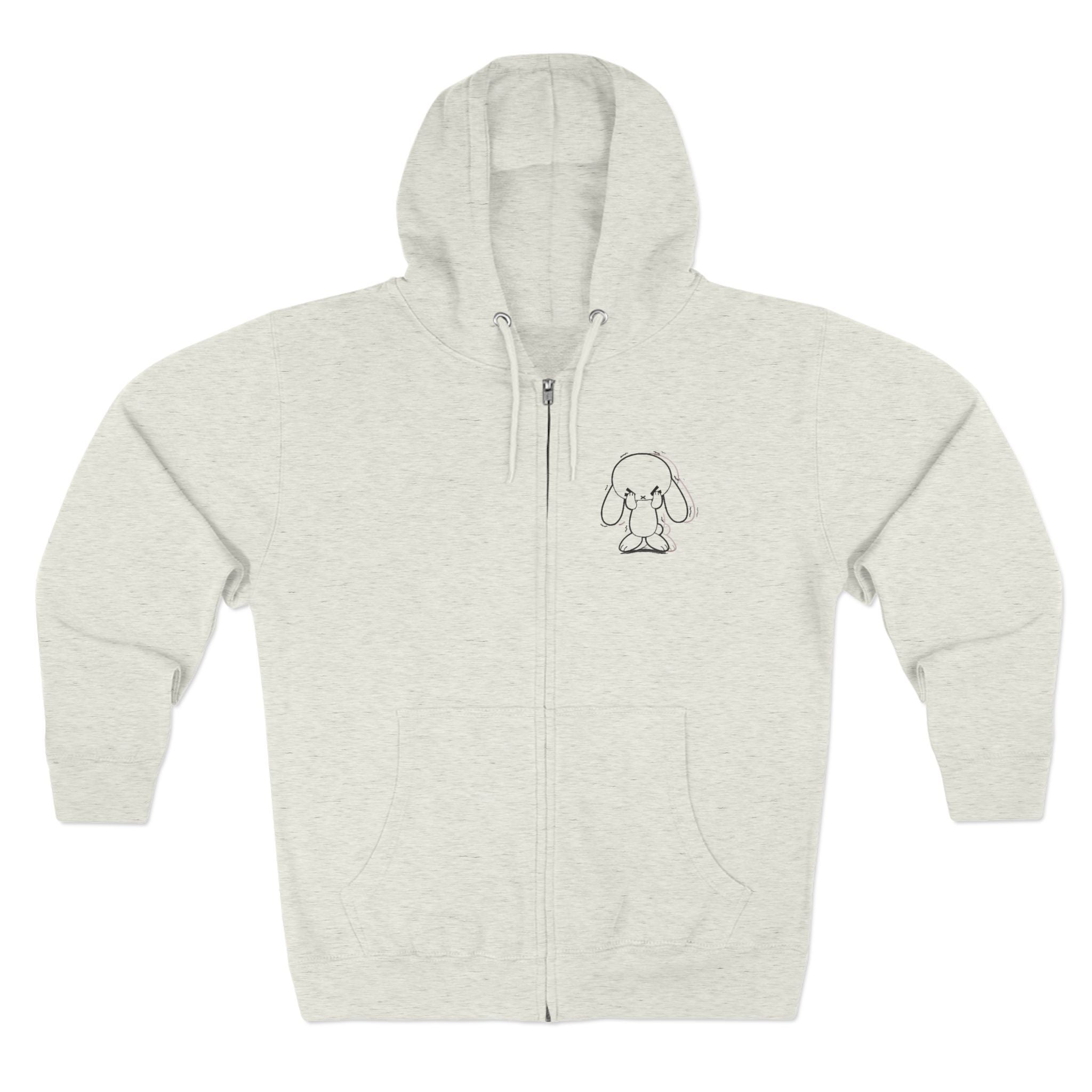 Sample logo Zip-Up Hoodie - Black logo