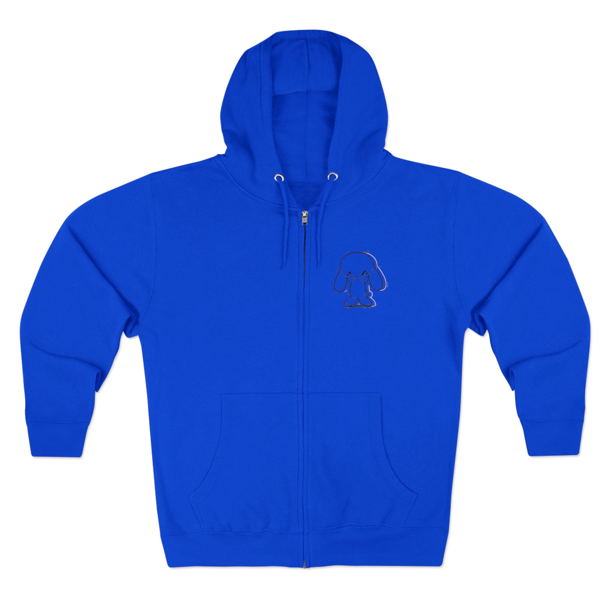 Sample logo Zip-Up Hoodie - Black logo