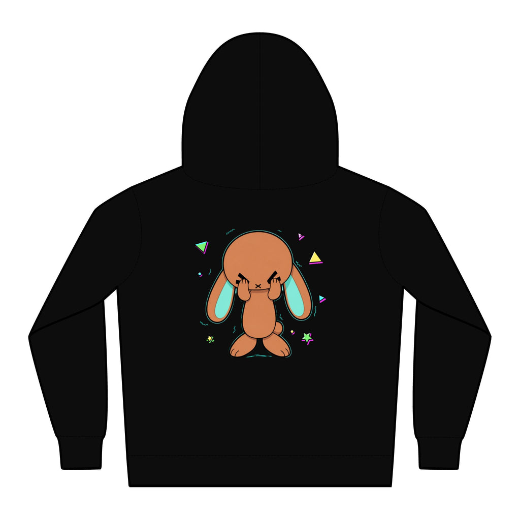 Green Ears Kids Pullover Hoodie - White Logo