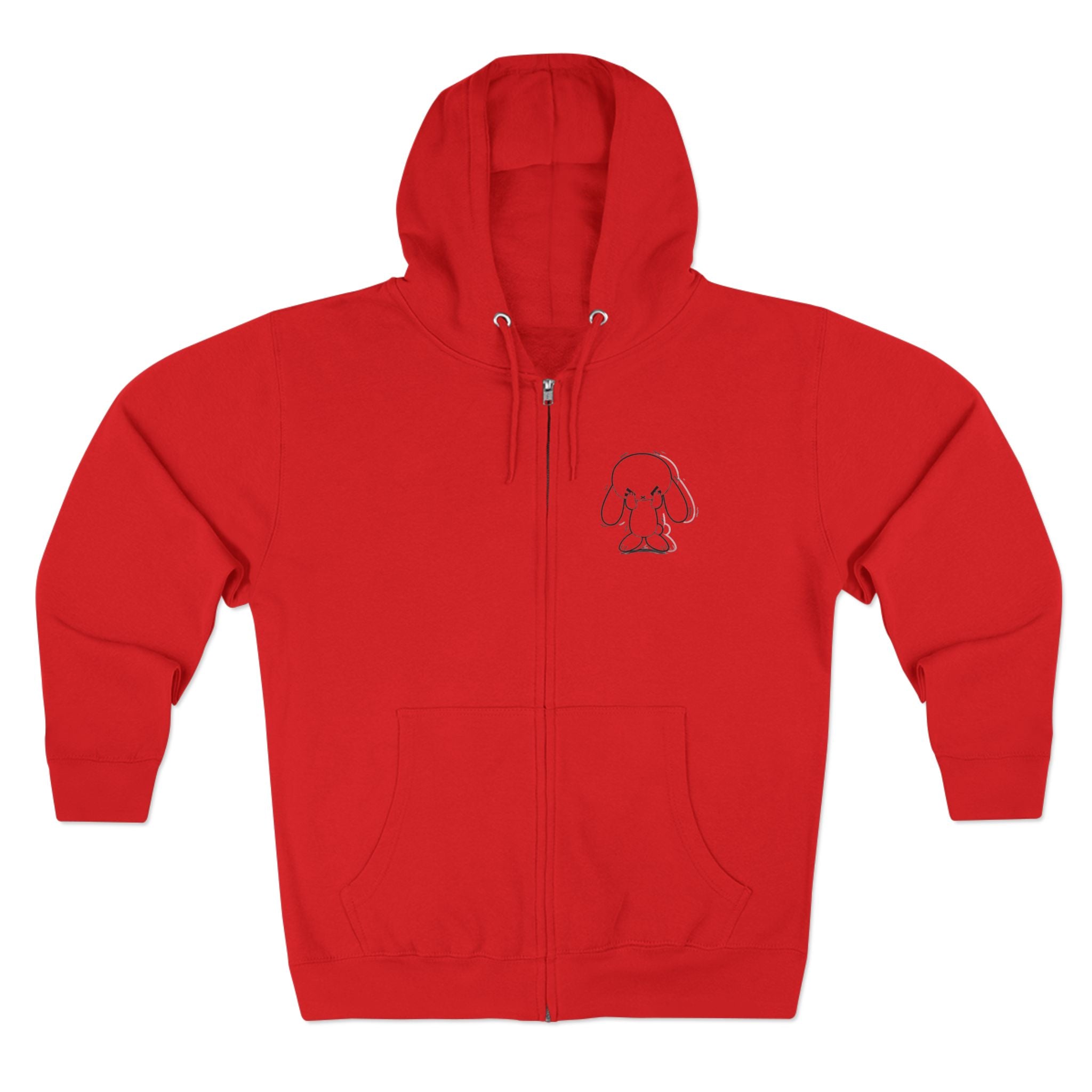 Sample logo Zip-Up Hoodie - Black logo