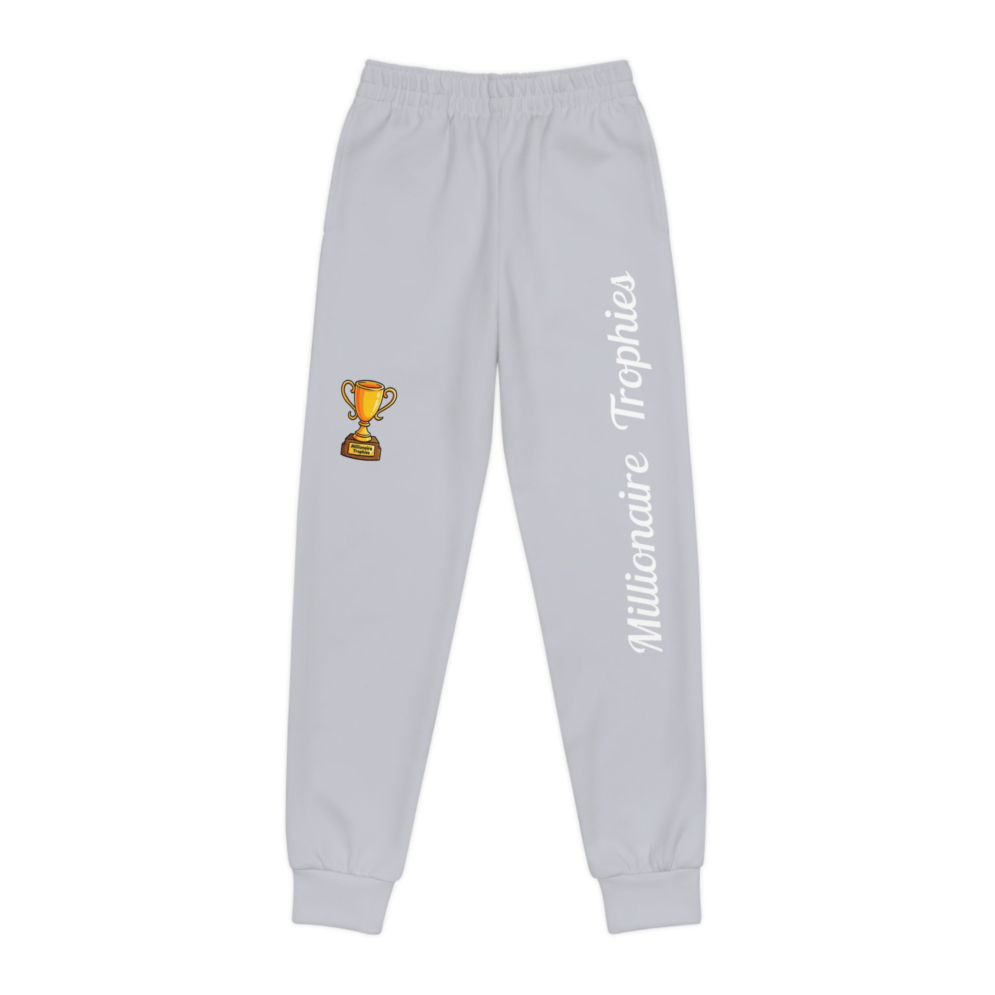 Kid Joggers - Millionaire Trophies white logo