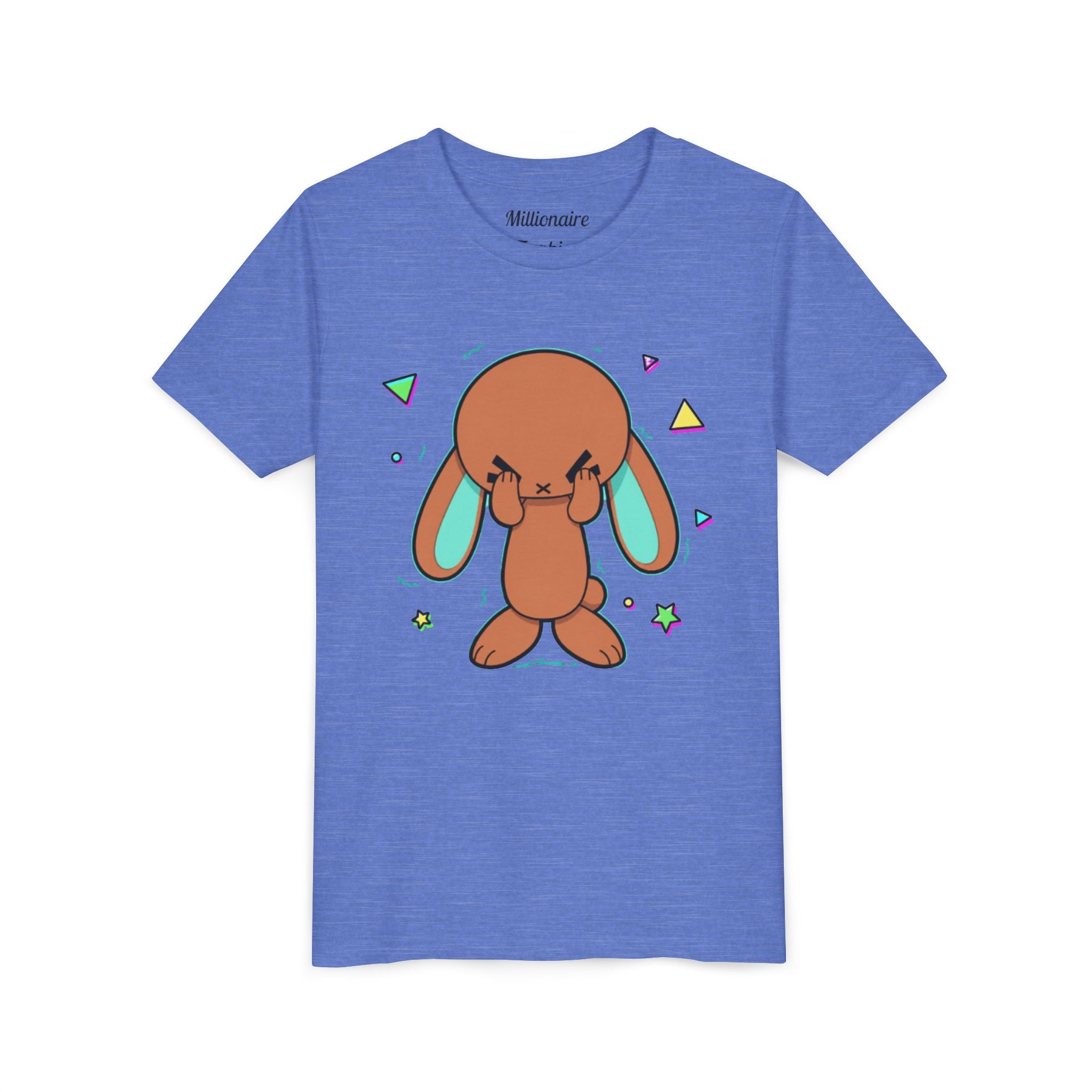 Kids Bunny Green Ears Graphic T‑Shirt