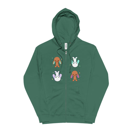 All Ears Zip-Up Hoodie - White Logo