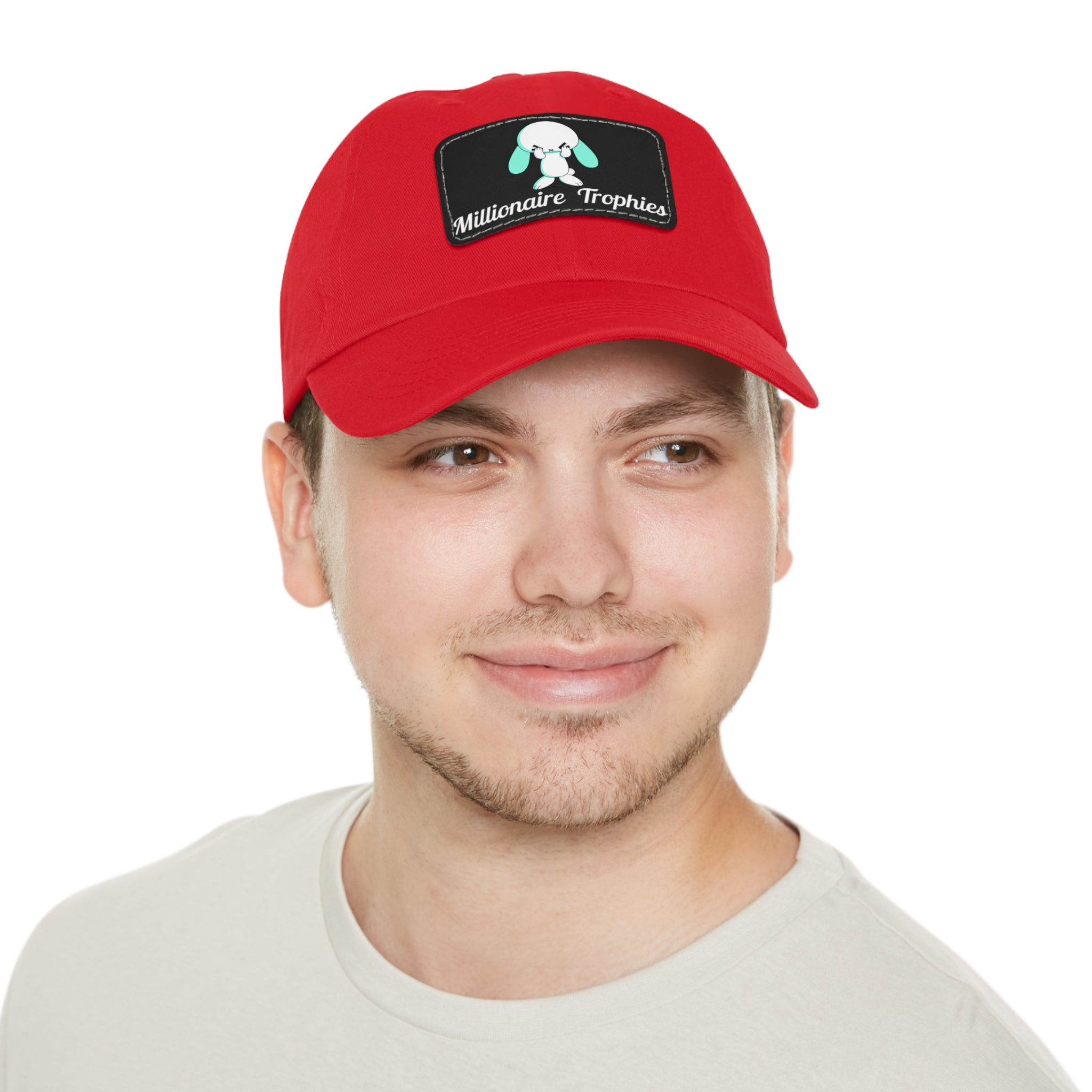 OG Green Ears - Leather Patch Dad Hat