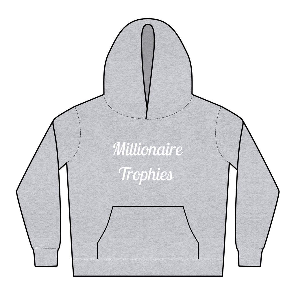 Green Ears Kids Pullover Hoodie - White Logo