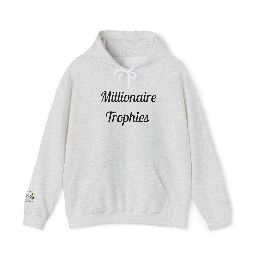 Stitched Black Logo Hoodie