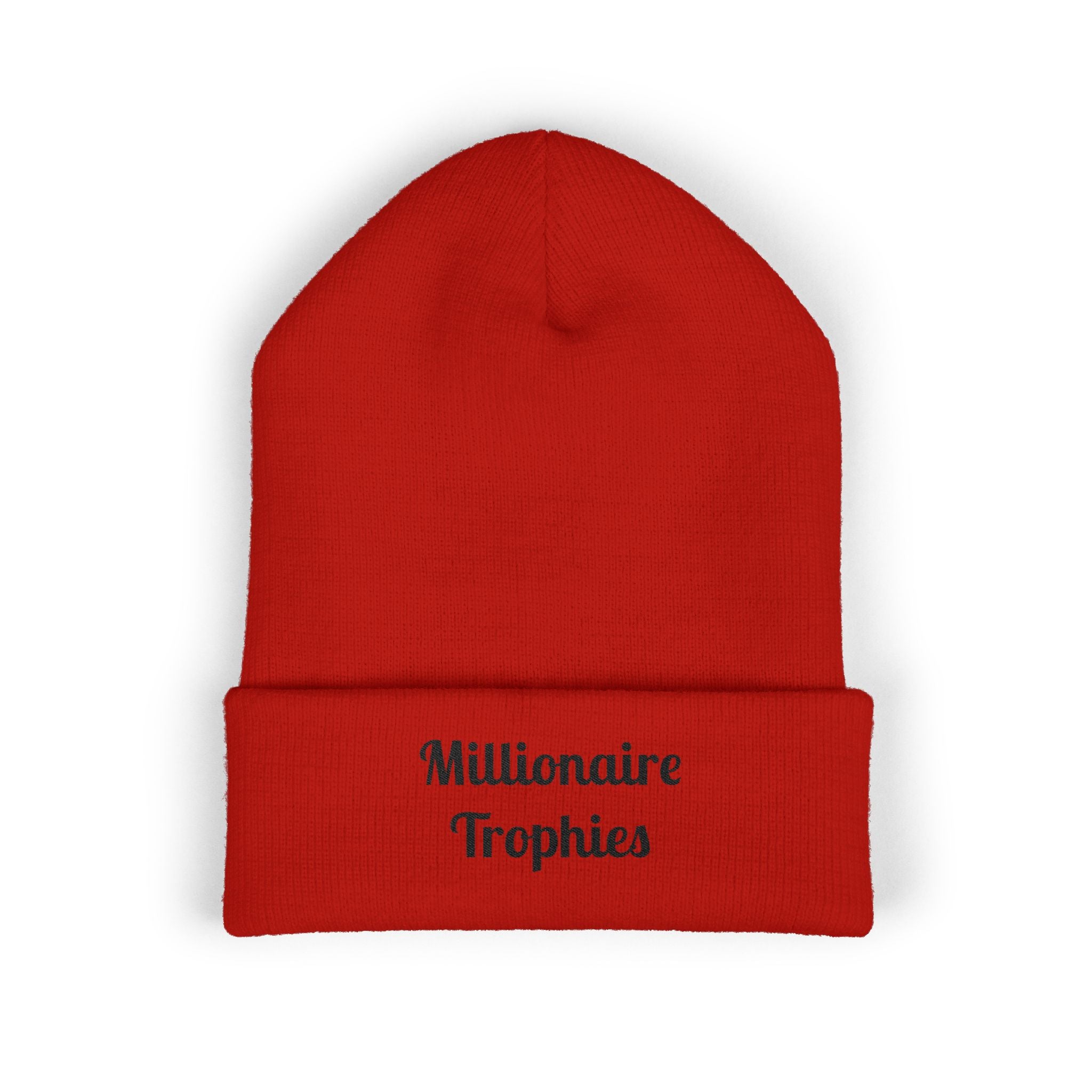 Embroidered Cuffed Beanie