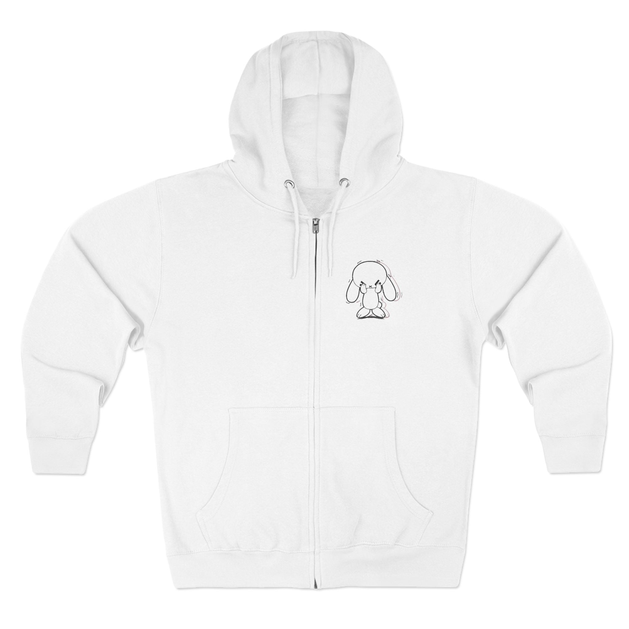Sample logo Zip-Up Hoodie - Black logo