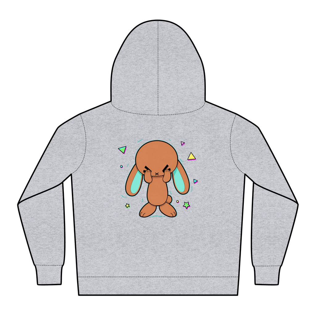 Green Ears Kids Pullover Hoodie - White Logo