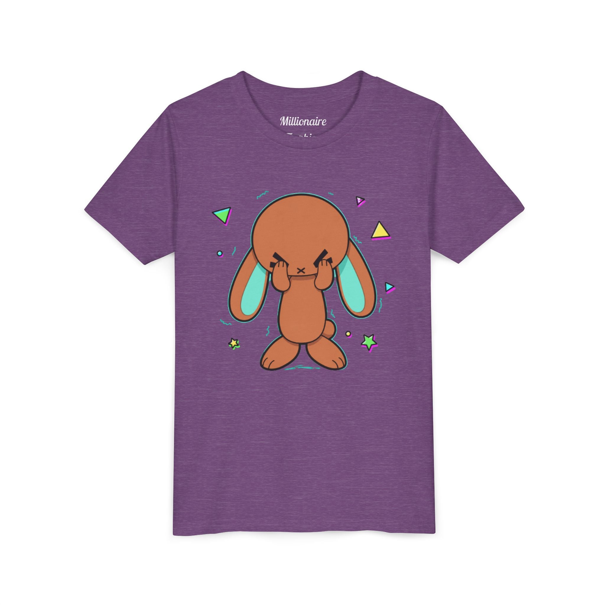Kids Bunny Green Ears Graphic T‑Shirt