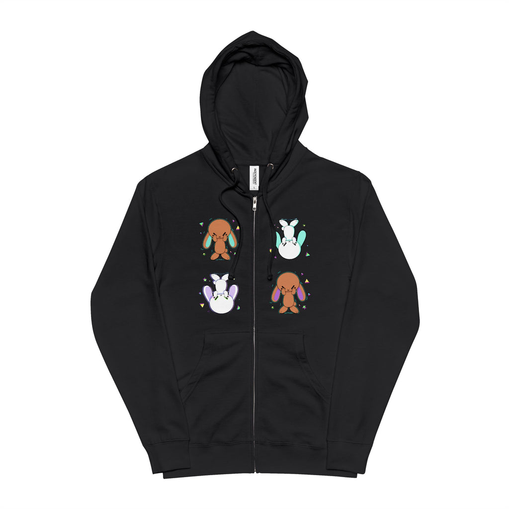 All Ears Zip-Up Hoodie - White Logo