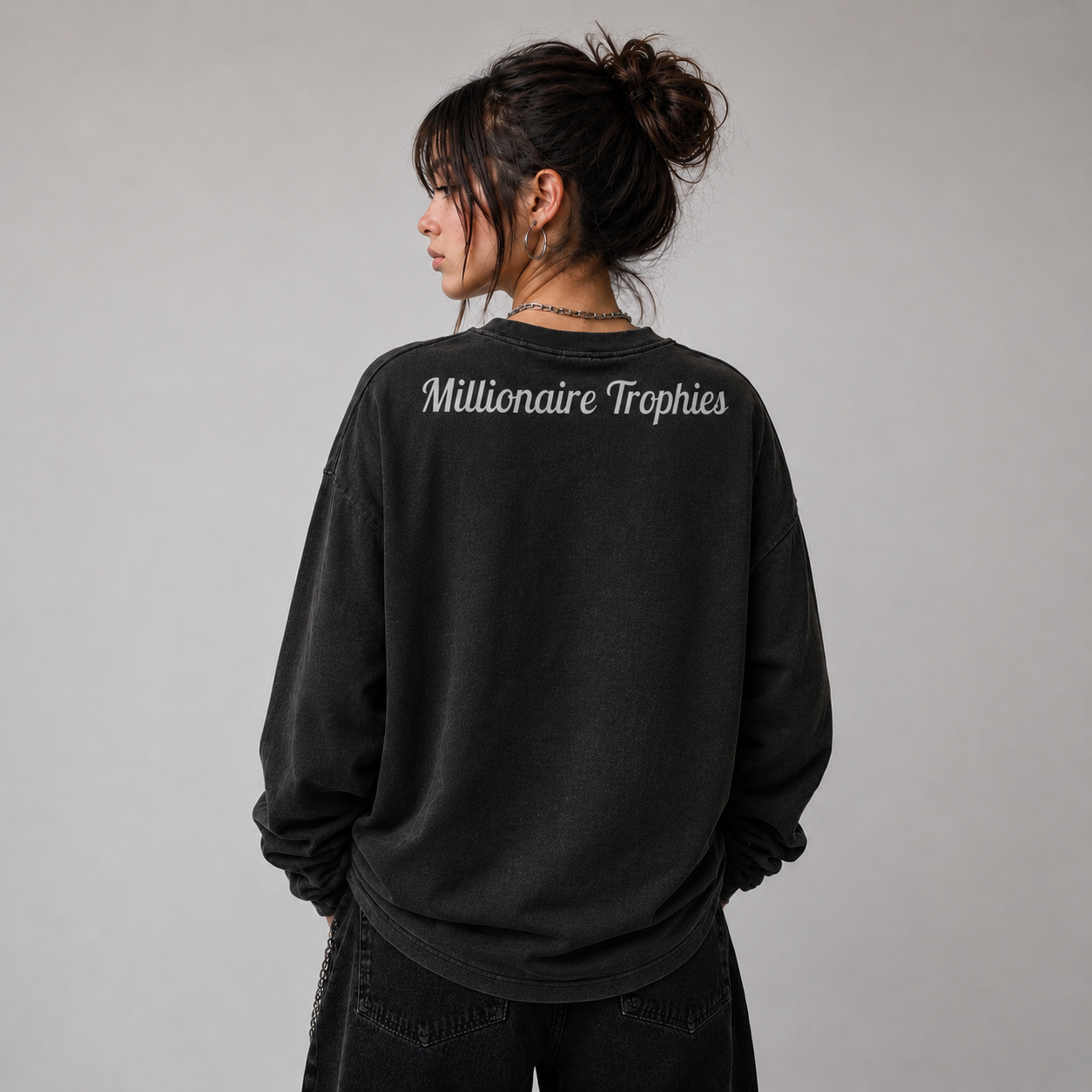 OG Green Ears Long Sleeve - White Logo