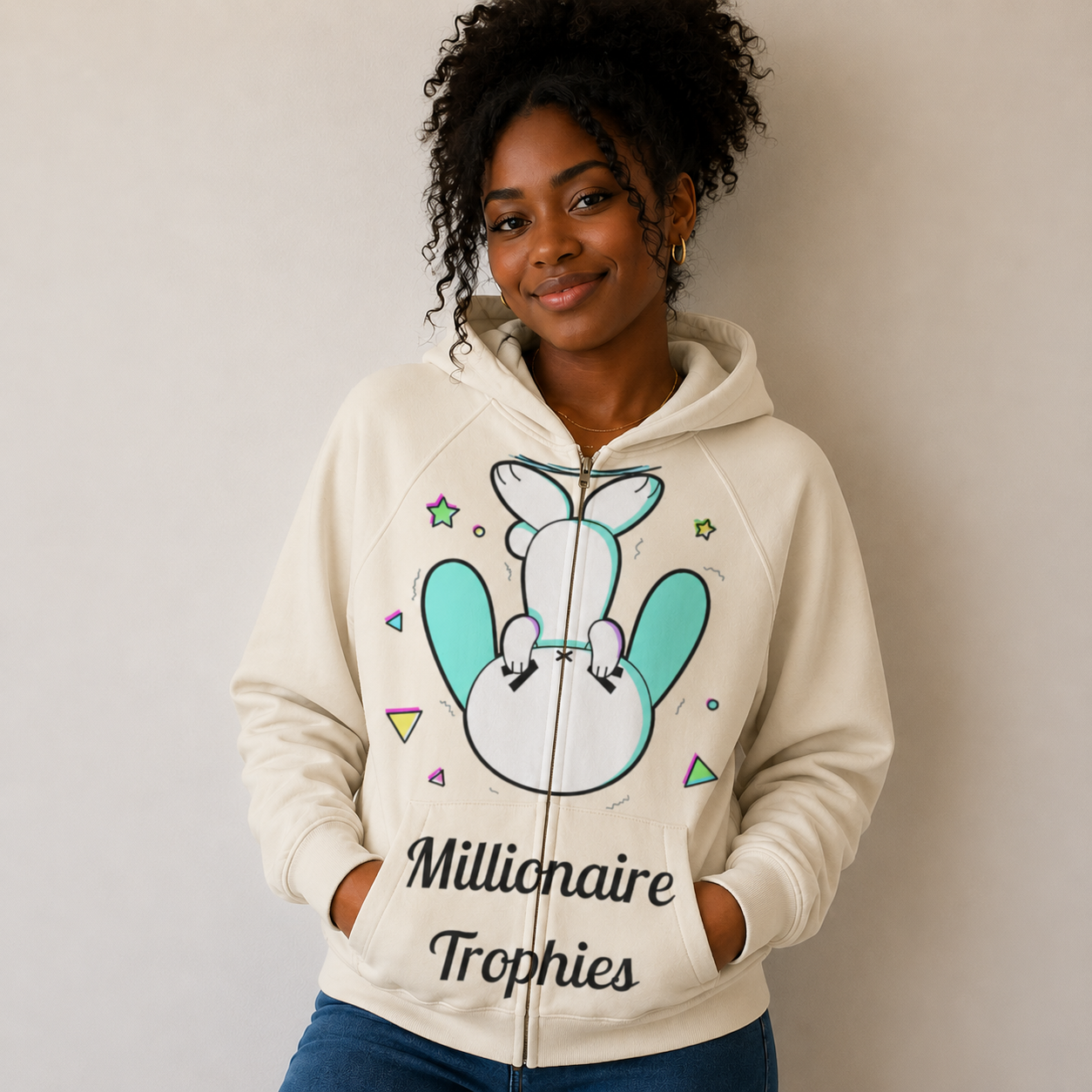 OG Green Ears Hoodie - Black Logo