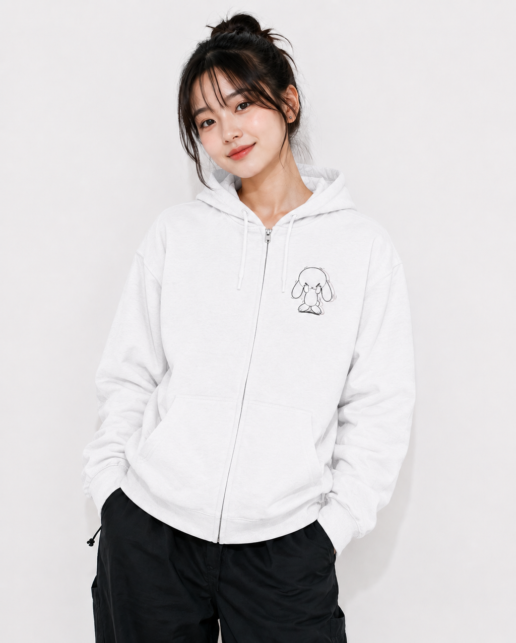 Sample logo hoodie - Black logo