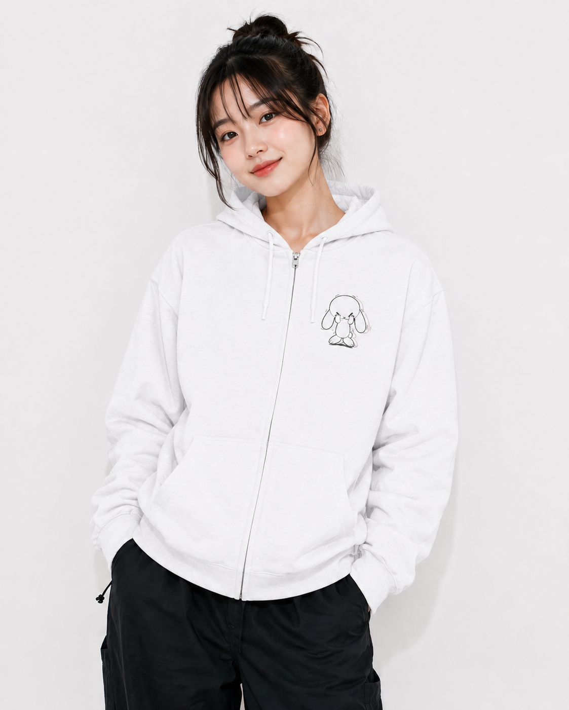 Sample logo hoodie - Black logo