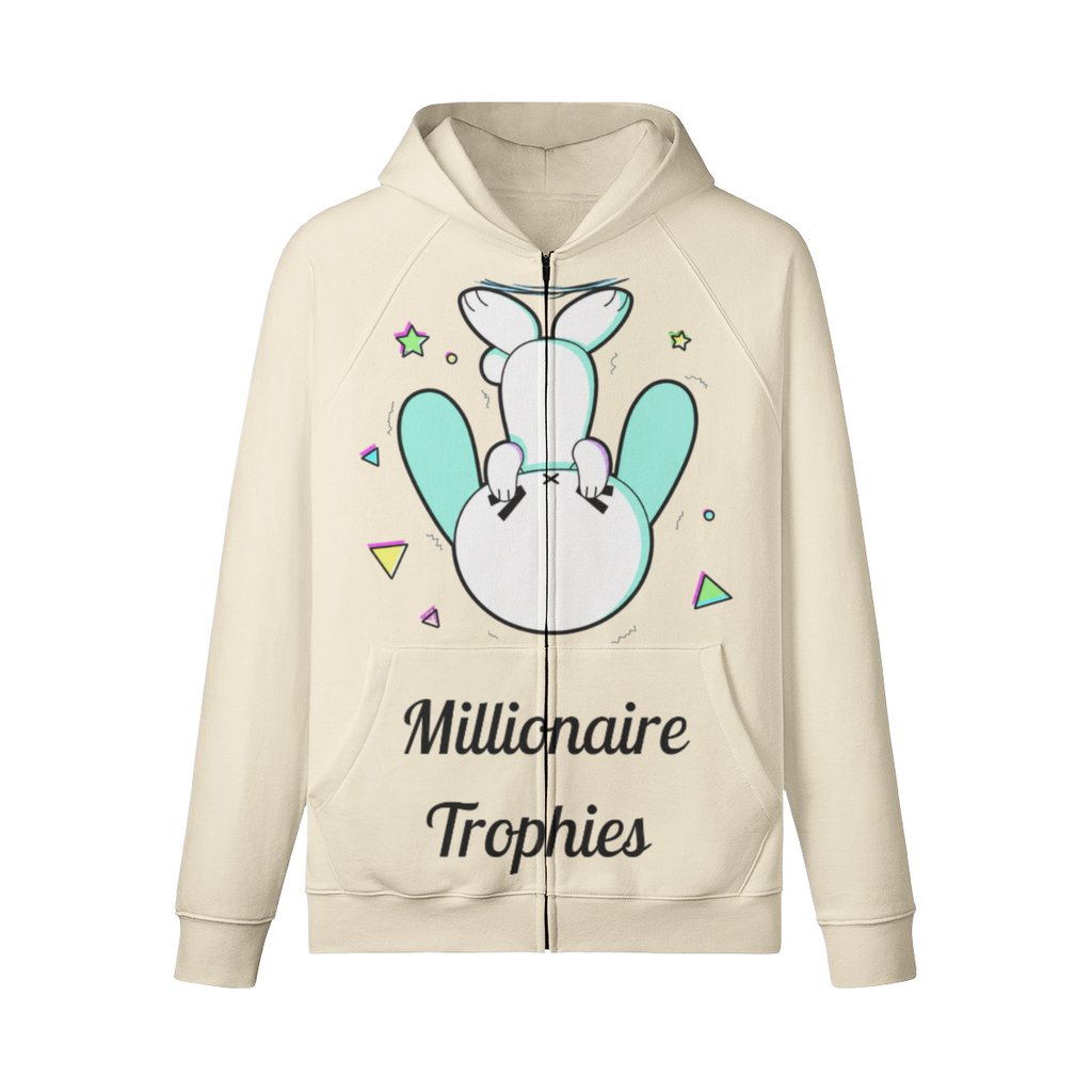OG Green Ears Zip-Up Hoodie - Black Logo