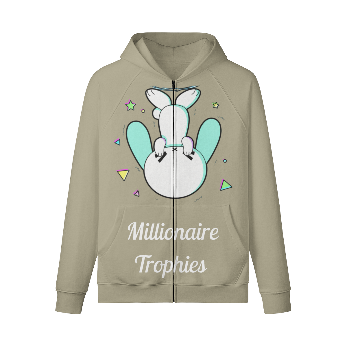 OG Green Ears Hoodie - White Logo